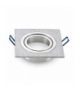 Oprawa Oczko V-TAC Aluminiowa Odlew 1xGU10 Kwadrat Aluminium Szczotkowane VT-782