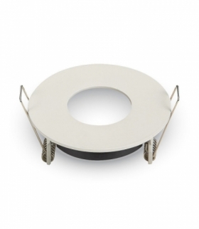 Oprawa Oczko V-TAC Aluminiowa Odlew GU10 mat Okrągła Biała 3611 VT-785