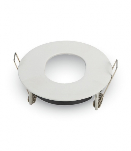 Oprawa Oczko V-TAC Aluminiowa Odlew GU10 mat Okrągła Biała 3612 VT-786