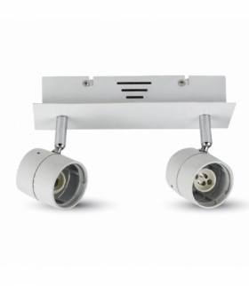 Oprawa Kinkiet Listwa V-TAC 2xGU10 Biała VT-789