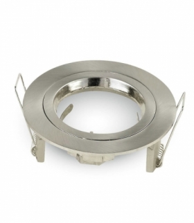 Oprawa Oczko V-TAC Aluminiowa Odlew GU10 Okrągła Satyna VT-774