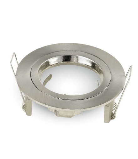 Oprawa Oczko V-TAC Aluminiowa Odlew GU10 Okrągła Satyna VT-774