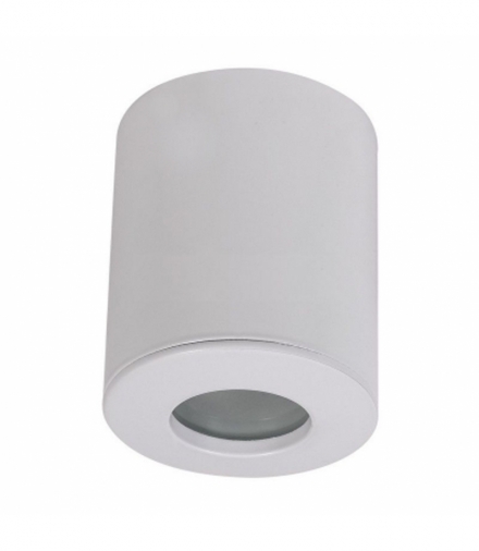 Oprawa V-TAC GU10 Natynkowa Tuba Okrągła z szybą Biała IP54 82x101 VT-700 3 Lata Gwarancji