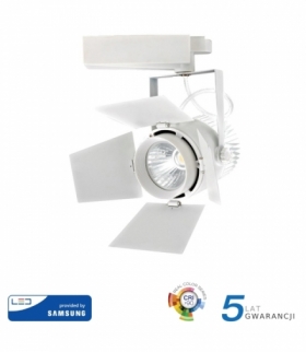 Oprawa 33W LED V-TAC Track Light SAMSUNG CHIP CRI90+ Biała VT-433 4000K 2640lm 5 Lat Gwarancji