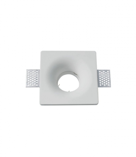 Oprawa Oczko V-TAC GIPS GU10 Wpuszczana 103x103 Okrągła Biała V-TAC VT-859SQ