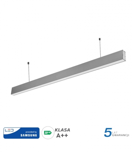 Oprawa V-TAC LED Linear SAMSUNG CHIP 40W Do łączenia Zwieszana Szara 120cm VT-7-40-S 4000K 3200lm 5 Lat Gwarancji