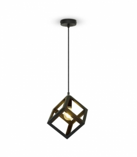 Oprawa Wisząca V-TAC Kostka Czarny Mat VT-7161 5 Lat Gwarancji