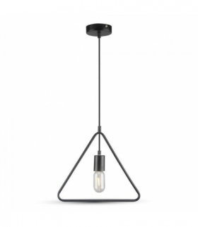 Oprawa Wisząca V-TAC Trójkąt Czarny Mat VT-7321 5 Lat Gwarancji