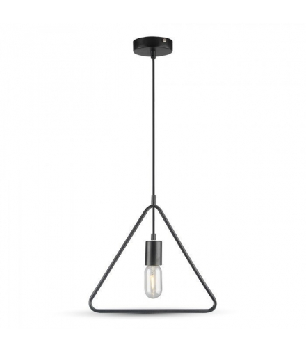 Oprawa Wisząca V-TAC Trójkąt Czarny Mat VT-7321 5 Lat Gwarancji