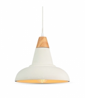 Oprawa Wisząca V-TAC Beton+Drewno fi290mm VT-7301 5 Lat Gwarancji