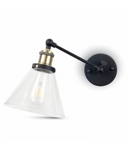 Oprawa Ścienna V-TAC Szkło fi185mm VT-7143