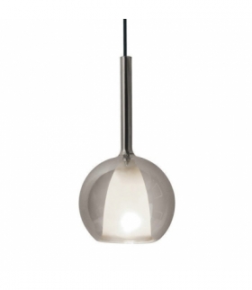 Oprawa Wisząca V-TAC Modern Podwójna Szkło Stalowy+Biały fi180mm VT-7181 5 Lat Gwarancji