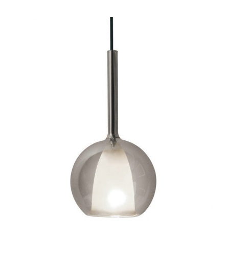 Oprawa Wisząca V-TAC Modern Podwójna Szkło Stalowy+Biały fi180mm VT-7181 5 Lat Gwarancji