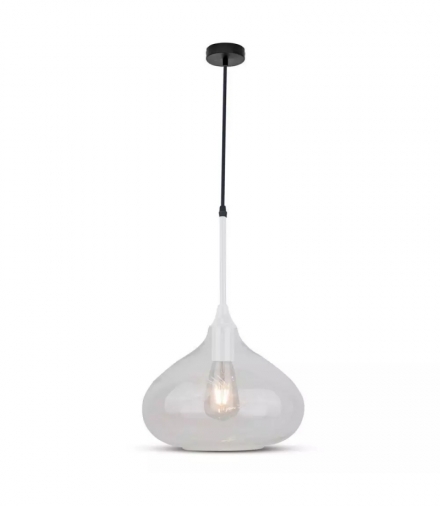 Oprawa Wisząca V-TAC Modern Biały Szkło fi280mm VT-7281 5 Lat Gwarancji