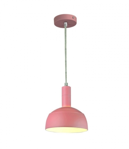 Oprawa Wisząca V-TAC E27 Aluminium Klosz Różowy VT-7100 5 Lat Gwarancji