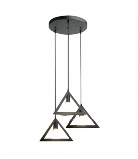 Oprawa Wisząca Potrójny V-TAC E27 Czarny VT-7144 5 Lat Gwarancji