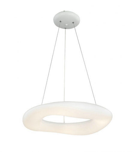 Oprawa LED V-TAC 32W Zwis Okrągły Zmiana Barwy Światła D:460xH200 Ściemnianie Biały VT-7460 2700K-6400K 3100lm 3 Lata Gwarancji