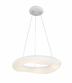 Oprawa LED V-TAC 82W Zwis Okrągły Zmiana Barwy Światła D:750xH1200 Ściemnianie Biały VT-7750 2700K-6400K 7300lm 3 Lata Gwarancji