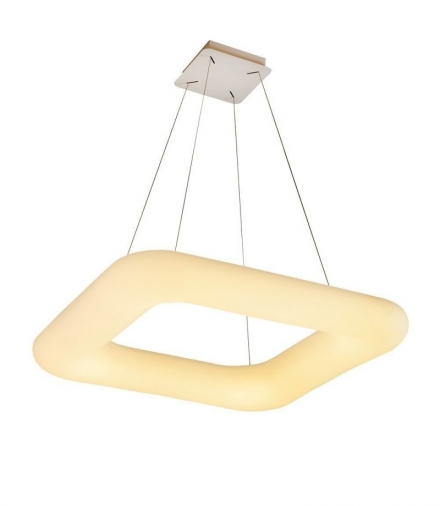 Oprawa LED V-TAC 80W Zwis Kwadrat Zmiana Barwy Światła D:750x750x120 Ściemnianie Biały VT-7751 2700K-6400K 6600lm 3 Lata Gwaranc