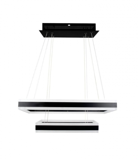 Oprawa LED V-TAC 100W Soft Light Chandelier Ściemnianie Czarny VT-101-2D 3000K 8050lm 3 Lata Gwarancji