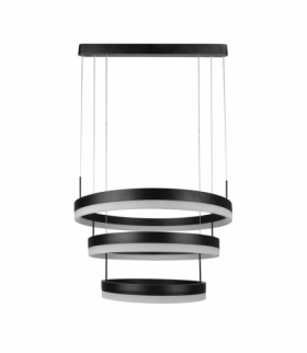 Oprawa LED V-TAC 82W Soft Light Chandelier Ściemnianie Czarny VT-82-3 3000K 6500lm 3 Lata Gwarancji