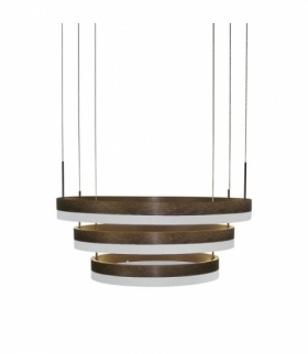 Oprawa LED V-TAC 82W Soft Light Chandelier Ściemnianie Kawowy VT-82-3 3000K 6500lm 3 Lata Gwarancji