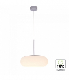 Oprawa Zwieszana V-TAC 25W LED Wisząca Triac Ściemnialna Biała VT-7351 3000K 2100lm 3 Lata Gwarancji