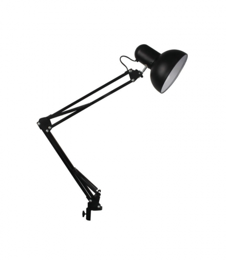 Lampka V-TAC Kreślarska Klamra Czarna E27 360x155x730mm VT-7513 5 Lat Gwarancji