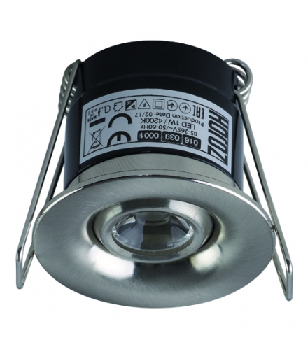 SILVIA LED 1W MATCHR Sufitowa oprawa punktowa POWER LED 230V 1W -70lm
