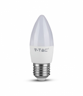 Żarówka LED E27 5.5W C35, Ciepła, Barwa:2700K, Trzonek: E27 V-TAC 43421