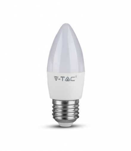 Żarówka LED E27 5.5W C35, Ciepła, Barwa:2700K, Trzonek: E27 V-TAC 43421