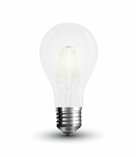 Żarówka LED E27 4W A60 Filament, Klosz: Mleczny, Neutralna, Barwa:4000K, Trzonek:E27 V-TAC 4487