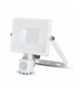 Projektor LED V-TAC 20W SAMSUNG CHIP Czujnik Ruchu Funkcja Cut-OFF Biały VT-20-S 6400K 1600lm 5 Lat Gwarancji