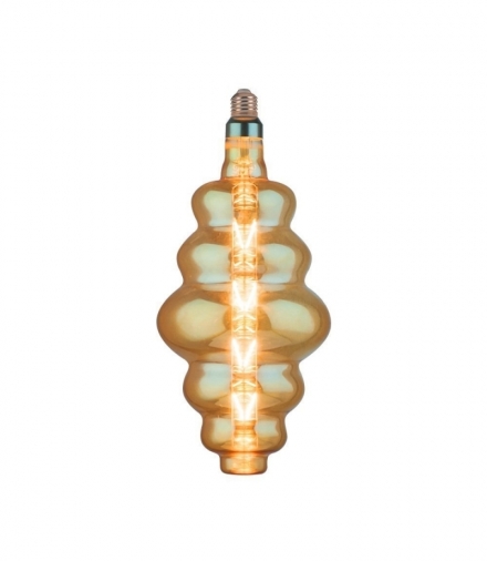 Żarówka LED E27 8W dekoracyjna S180, Klosz: Bursztynowy, Super Ciepła (barwa zachód słońca), Barwa:2200K, Ściemniana, Trzonek:E27 V-TAC 45661