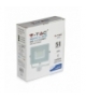 Projektor LED V-TAC 30W SAMSUNG CHIP Czujnik Ruchu Funkcja Cut-OFF Biały VT-30-S 6400K 2400lm 5 Lat Gwarancji