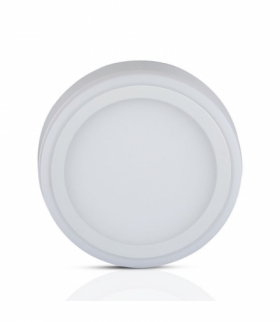 Panel LED Natynkowy V-TAC 22W Okrągły TWIN LED VT-2209 3000K 1800lm