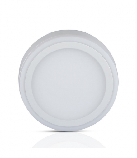 Panel LED Natynkowy V-TAC 22W Okrągły TWIN LED VT-2209 4000K 1800lm