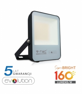 Projektor LED V-TAC 50W Czarny EVOLUTION 160lm/W VT-4961 4000K 8000lm 5 Lat Gwarancji