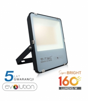 Projektor LED V-TAC 200W Czarny EVOLUTION 160lm/W VT-49261 6400K 32000lm 5 Lat Gwarancji