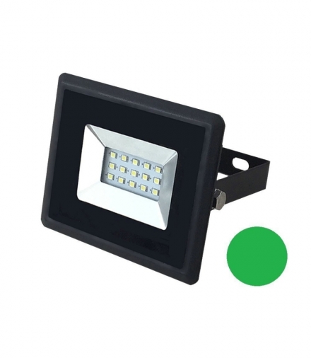 Projektor LED V-TAC 10W Czarny E-Series IP65 VT-4011 Zielony 850lm