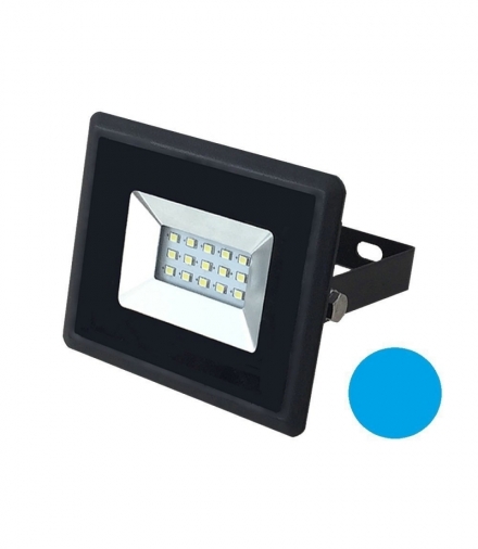 Projektor LED V-TAC 10W Czarny E-Series IP65 VT-4011 Niebieski 850lm