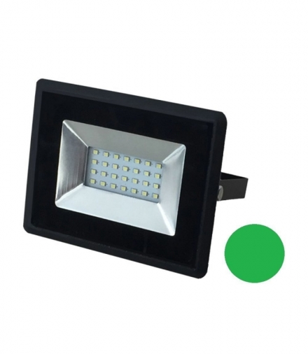 Projektor LED V-TAC 20W Czarny E-Series IP65 VT-4021 Zielony 1700lm