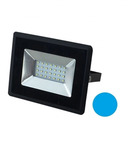 Projektor LED V-TAC 20W Czarny E-Series IP65 VT-4021 Niebieski 1700lm