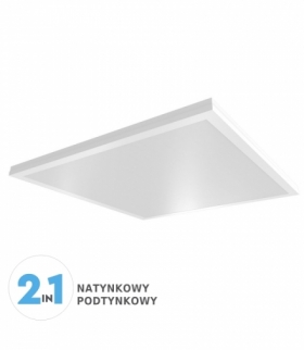 Panel LED V-TAC 40W 600x600 uniwersalny natynkowy/podtynkowy VT-6142 6400K 3200lm
