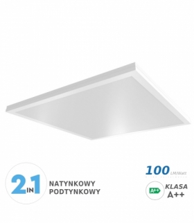 Panel LED V-TAC 70W Natynkowy/Podtynkowy 600x600x29 100lm/W VT-6170 6500K 5950lm