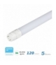Tuba Świetlówka LED T8 V-TAC SAMSUNG CHIP 120cm 18W G13 VT-122 3000K 2250lm 5 Lat Gwarancji