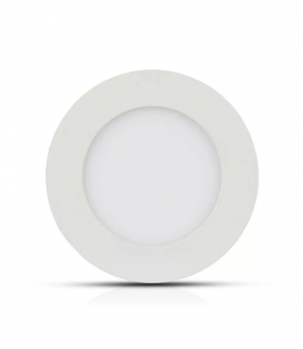 Panel Premium V-TAC 6W LED SAMSUNG CHIP Okrągły 120x12mm VT-606 3000K 420lm 5 Lat Gwarancji