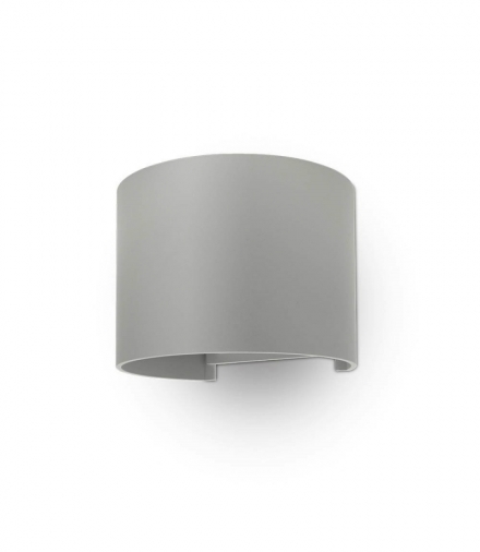 Oprawa Ścienna Kinkiet 6W V-TAC Góra/Dół Regulowany Szary Okrągły IP65 Bridgelux VT-756 3000K 660lm