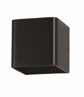 Oprawa Ścienna Kinkiet 5W V-TAC Bridgelux Chip Czarny Kwadrat VT-758 4000K 560lm