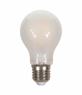 Żarówka LED E27 7W A60 Filament, Klosz: mleczny, Zimna, Barwa:6400K, Trzonek:E27 V-TAC 7183